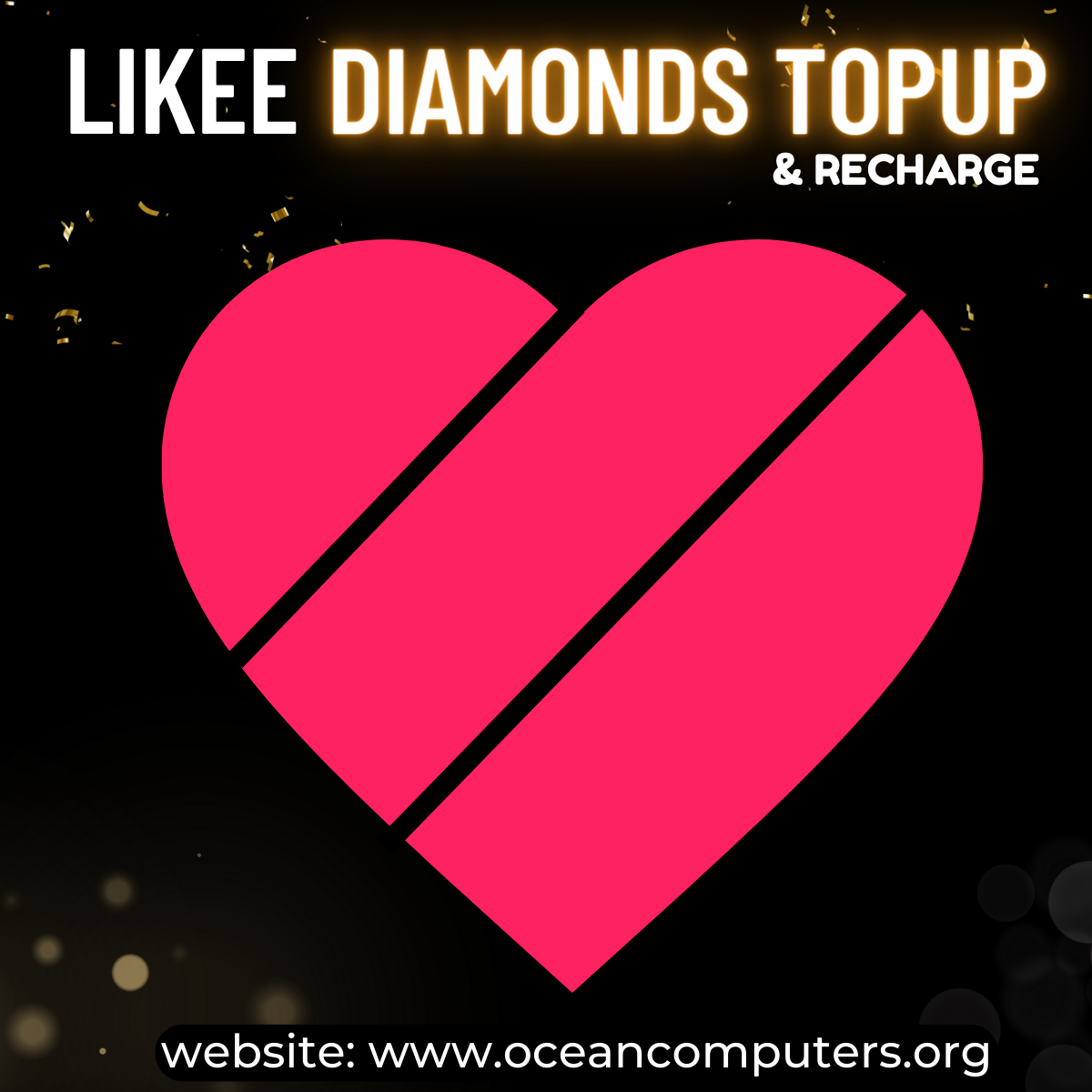 Likee Diamonds Topup And Recharge Global Worldwide Delivery
